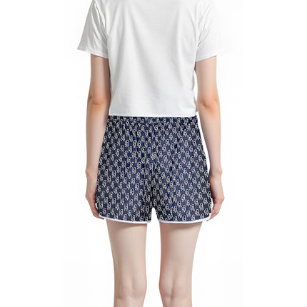Summer Women's Suit Home Shorts Short-Sleeved Suit Sports and Leisure Two-Piece Set Breathable Thin Two-Piece Set with Logo