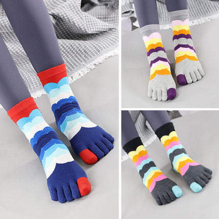 2025 new yoga socks non-slip professional women's five-finger socks pilates socks indoor sports fitness toe socks