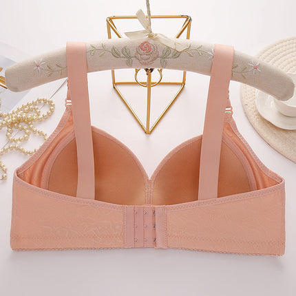Cross-border New plus size Comfortable Breathable Non-rimless Women's Underwear Thin Cup Gap chubby girl Bra