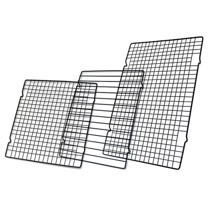 Baking Tools Small size large cake cold rack black non-stick cold drying net bread cooling rack square baking net