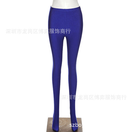2022 Europe and the United States cross-border foreign trade women's new solid color tight hip leisure sports fitness leggings women