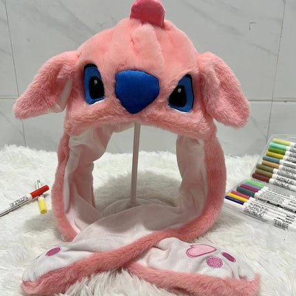 Factory direct tremolo hat ears will move cute rabbit hat net red dancing music airbag cap a generation of hair