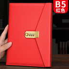 B5 Red Code Book [320 Page] Large Pan Pattern