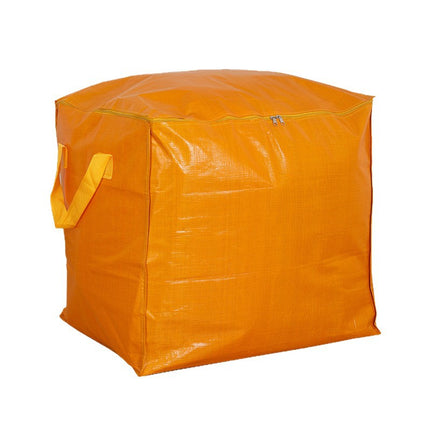 Cross-Border Moving Storage Bags, Organizing Boxes, Cardboard Boxes, Woven Snakeskin Luggage, Express Delivery Organizing Boxes with Visible Window and Large Capacity