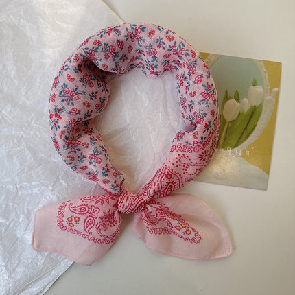 Printed Square Scarf / Foulard Carré Imprimé