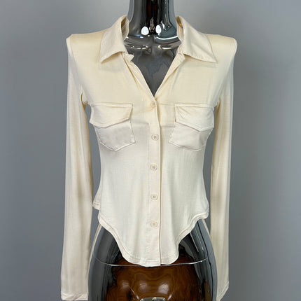 South Korea Dongdaemun's new product is full of pure desire ~ sexy micro-transparent figure tight skin-friendly small cardigan se
