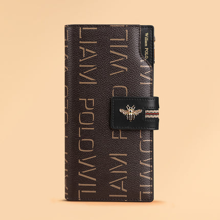 King Paul Wallet Women's Long Wallet Women's Wallet Leather Wallet Women's Mobile Phone Wallet Anti-theft Brush Wallet