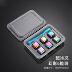 Six-grain boxed ice clip-color