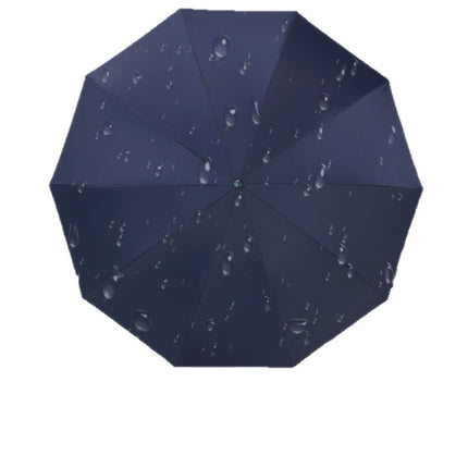Umbrella, Thickened and Enlarged, for Women, Dual-Use for Sun and Rain, One-Touch Folding, Wholesale, Sunshade, Hot-Selling Rain Gear, Automatic Folding Sun Umbrella