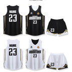 Syu-324 black and white (double-sided jersey, reversible) / M