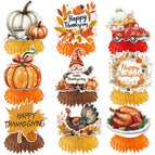 Thanksgiving honeycomb-leaves type a (set of 9)