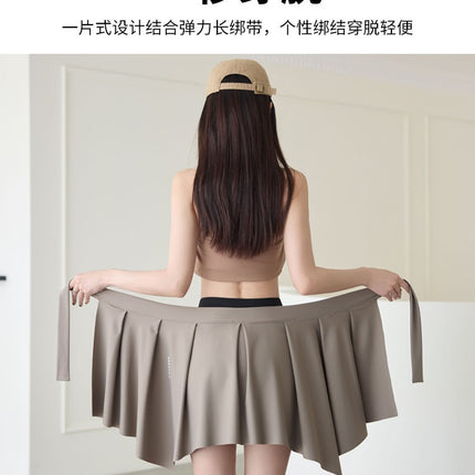 Yoga Pants Covering Skirt 2024 New Fart Curtain Women's One-piece Hip Covering Skirt Cover Fitness Dance Base Half-length Apron