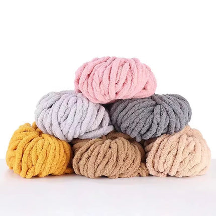 Cat Tail Extra Thick Ice Line Finger Knitting Scarf DIY Blanket Cat Nest Cushion Extra Thick Wool Ball