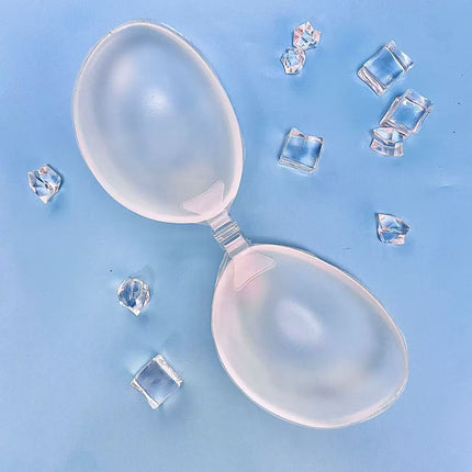 Fashionable New Style Silicone Breast Pads, Enhancing and Thickening, Transparent Bra Pads, Silicone Bra