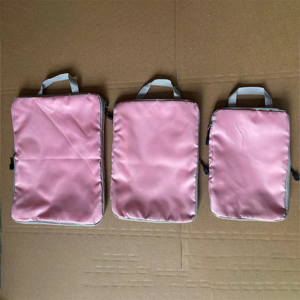 Amazon travel compression bag three-piece luggage clothing storage bag suit factory direct sales