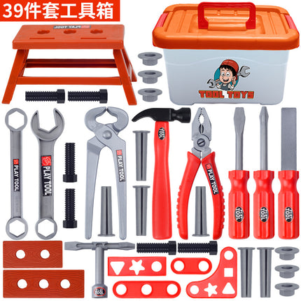 Cross-border children's toolbox suit baby simulation repair assembled electric drill screwdriver repair play house toy men