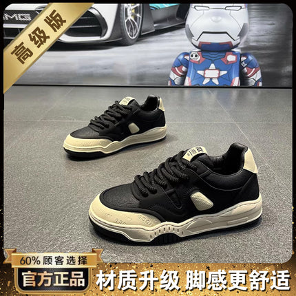 European Men's Shoes Summer Breathable 2025 New Casual Sneakers Niche Original Youth Height-Increasing Sports Trendy Shoes