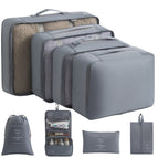 Eight-piece set/hook bag [grey] / 290t twill tarpaulin