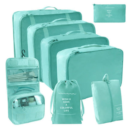 Travel Storage suit Seven-Piece Set of Partition Storage and Arrangement for Home Travel Portable Expansion and Decreposition Travel