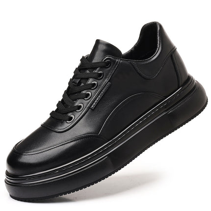 White Sneakers, Everyday Elegant Men's Casual Sports Trendy Leather Shoes