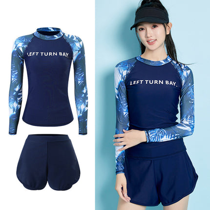 Swimsuit Women's Conservative Split 2025 New Hot Style High-end Slim Belly Covering Swimming Pool Professional Hot Spring Swimsuit