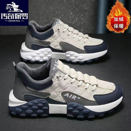 Paul 2025 Autumn and Winter New Sports and Casual Shoes Non-Slip Casual High-Top Trendyy Versatile Men's High-End Versatile Shoes