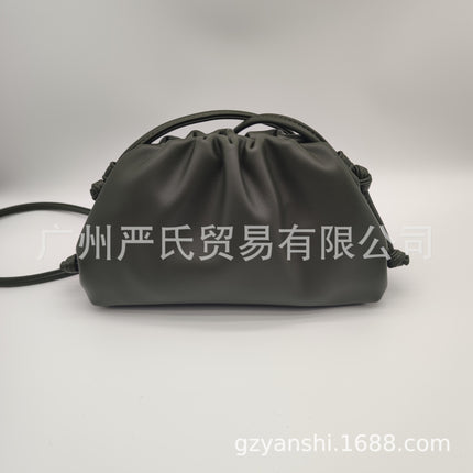 2022 New Cloud Bag Cross-border Women's Bag Pleated Dumpling Bag Autumn and Winter Fashion Shoulder Crossbody Bag Handbag Women's Bag
