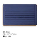 Dark blue-ring plate 30.5*20.5cm / 1