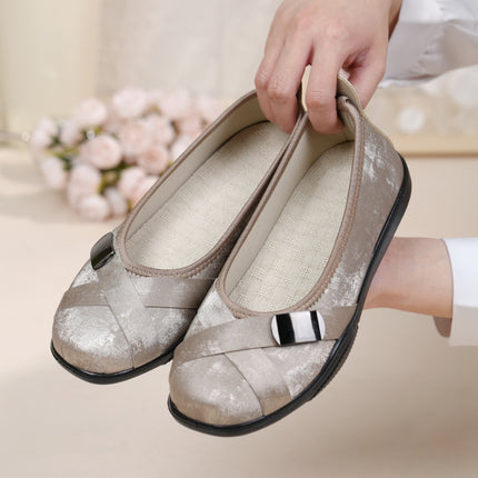 Shoes Women's 2025 Spring New Non-slip Soft Sole Women's Single Shoes Shallow Mouth Flat Slip-on Casual All-match Lazy Shoes