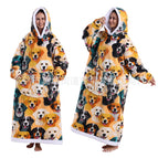 Golden retriever dog / Extended cold clothing, length 130cm