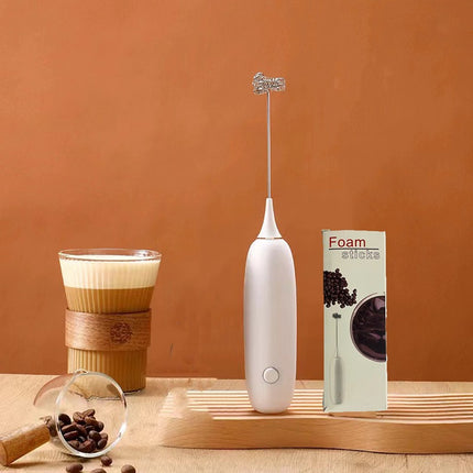 Cross-border handheld milk frother household wireless electric milk coffee mixing rod baking egg white frother