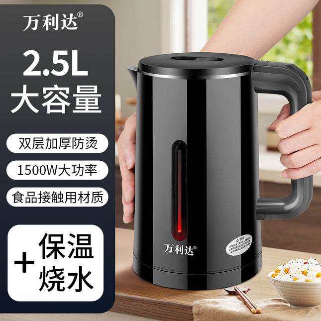 Zhengwanda Electric Kettle for Home Use, 304 Stainless Steel Insulated Kettle, Automatic Water Boiling Kettle, Dropshipping Available