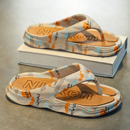Slippers for Men's Summer Outer Wear, Trendy Sports Shoes, Wear-Resistant, Dual-Purpose Driving Outdoor Sports Beach Sandals