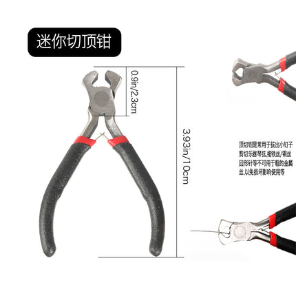 Handmade DIY beaded tool kit open fork needle pliers scissors line tweezers lobster buckle ring wire guide suit wholesale