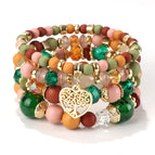 Xhy312 hollow peach heart mixed color