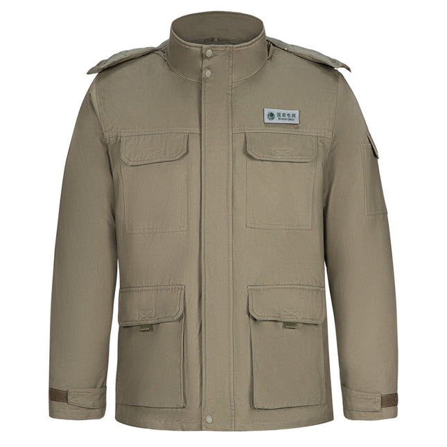 Cotton Workwear for National Grid Hubei, All-Cotton Labor Protection Work Clothes for Municipal Power Industry, Thickened and Warm for Men and Women