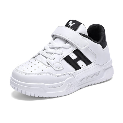 Children's White Shoes Boys and Girls 2025 Spring Summer and Autumn Leisure Sports Soft Sole Board Shoes Lightweight for Students and Teenagers