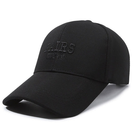 Deep Top Long Brim Women's Summer New Big Head Baseball Cap Face Small Wide Brim Hood Long Brim Men's