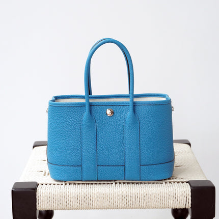 Handmade Waxed Thread 23Mini Garden Bag Ntogo First-Layer Cowhide Fashion Handbag High-End Feel Hand-Held Shoulder Bag
