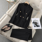 8881 black suit + pants 100% polyester fiber / 4 XL
