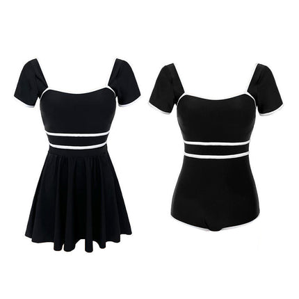 Women's Swimsuit 2026 Summer New Style, Tummy-Covering, Slimming, One-Piece Swimsuit for Hot Springs, Conservative, High-End Swimwear for Girls