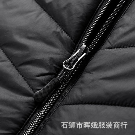 Cross-border explosions stand collar intelligent heating vest USB charging heating constant temperature cold warm vest factory direct sales