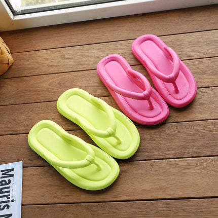 2023Ins New Eva Flip-Flops for Women, Summer Home Bathroom Non-Slip Soft-Soled Anti-Odor Flip-Flops