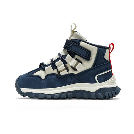 Boys' sneaker 2024 Fall/Winter New Mid-Large Children's Non-Slip Soft Bottom High-top Torre Shoes Boys' Trendy Running Shoes