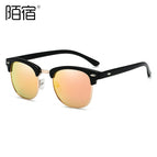 C6 bright black frame rainbow yellow film