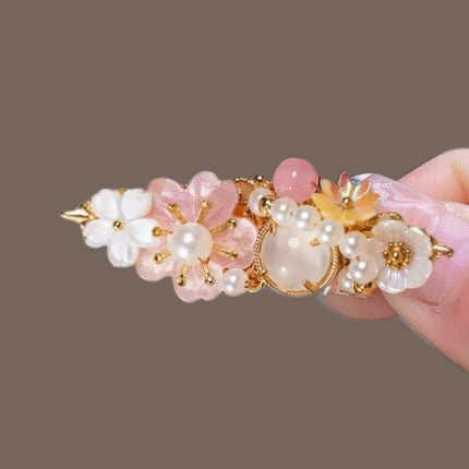 Antique Flower Hairpin Hair Accessories Hairpin Early Spring Accessories Hair Accessories Headwear Clip Advanced Sense Delicate Duckbill Clip