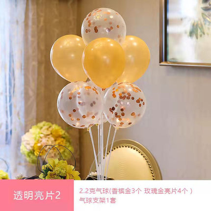 Table floating balloon decoration suit desktop decoration business Super activity birthday party banquet decoration engagement gift balloon