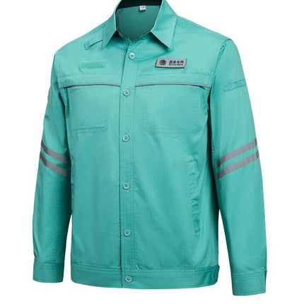 Shandong's New State Grid Work Clothes Suit Anti-Static Power Supply Electrician Men's Labor Protection Clothing Work Clothes