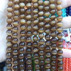 4mm/about 98 pieces in a string / 30#Black brown