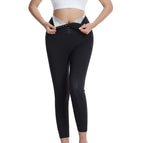 Silver pocket buttoned 9-point pants / S